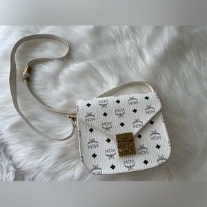 ‼️SOLD‼️MCM white crossbody bag